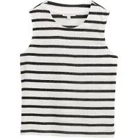Tom Tailor Knitted Crew Neck ärmelloses T-shirt