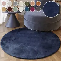 Esprit Hochflor-Teppich "Alice ESP-4377 Kunstfell", rund, 25 mm Höhe, Kaninchenfell-Haptik, besonders weich und dicht, für alle Räume