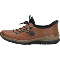 Rieker Damenschuhe Halbschuhe Bequem Slipper Braun Freizeit