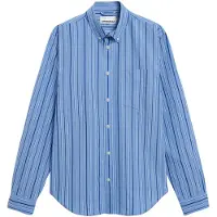 Armedangels GAVRAA STRIPES | Hemd aus Bio-Baumwolle - blau (L)