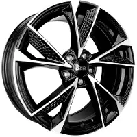MAM Babyartikel GmbH 17 Zoll Alufelge MAM WHEELS RS6 17"x7.50" 5x108 PCD ET45 72.6mm Felge Schwarz FRONT Poliert