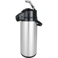 Saro Thermoskanne, 2,2 Liter, Robuste Isolierkanne aus langlebigem Edelstahl, 1 Thermoskanne