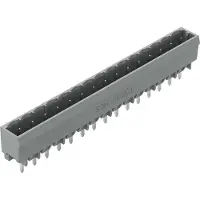 Wago 231-144/046-000 THT-Stiftleiste,Lötstift 1,0 x 1,0 mm,gerade,grau 231144046000 - 50 Stück