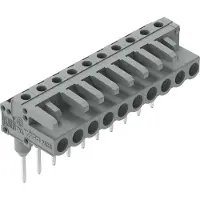 Wago 232-247/005-000 Federleiste für Reihenklemmen, Stifte 0, 6 x 1 mm, abgewinkelt, grau 232247005000 - 25 Stück