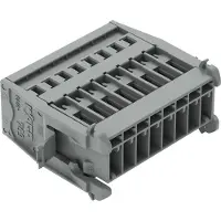 Wago 769-608/005-000 1-Leiter-Stiftleiste,CAGE CLAMP,4 mm2,grau 769608005000 - 20 Stück