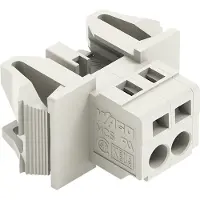 Wago 721-613/114-000 1-Leiter-Stiftleiste,CAGE CLAMP,2,5 mm2,lichtgrau 721613114000 - 25 Stück