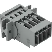 Wago 769-604/002-000 1-Leiter-Stiftleiste,CAGE CLAMP,4 mm2,grau 769604002000 - 50 Stück