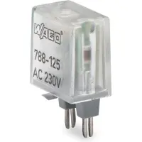 Wago 788-124 Zubehör für Relaismodule,Betriebsanzeige rot,Betriebsnennspannung AC 115 V 788124 - 25 Stück