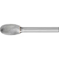 PFERD Frässtift TRE Ø 12 mm Kopflänge 20 mm Schaft-Ø 6 mm Hartmetall Verzahnung 5