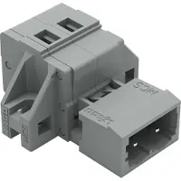 Wago 231-606/019-000 1-Leiter-Stiftleiste,CAGE CLAMP,2,5 mm2,grau 231606019000 - 50 Stück