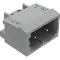 Wago 231-443/001-000 THT-Stiftleiste,Lötstift 1,0 x 1,0 mm,abgewinkelt,grau 231443001000 - 50 Stück