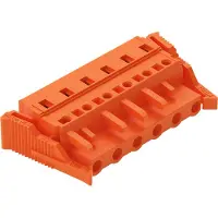 Wago 231-706/037-000 1-Leiter-Federleiste,CAGE CLAMP,2,5 mm2,orange 231706037000 - 25 Stück