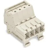 Wago 831-3207/007-9034 1-Leiter-Stiftleiste,Push-in CAGE CLAMP,10 mm2,lichtgrau 83132070079034 - 12 Stück