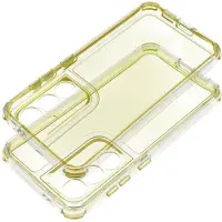 OEM MATRIX CLEAR Handyhülle passend für SAMSUNG S25 gelb