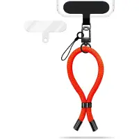Nalia Wristy Edition - Lanyard Universal Handykette - Handgelenk-Schlaufe mit Metall-Karabiner - Orange Energy