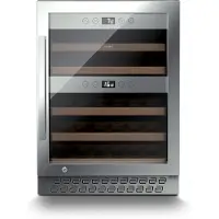 Caso Weinkühlschrank "772 WineChef Pro 40", Energieeffizienz: G, schwarz (silberfarben), B:59,5cm H:82,5cm T:57,5cm, Weinkühlschränke, Weinkühlschrank