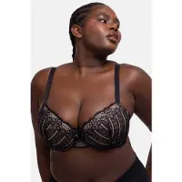 Dorina "Celine" Mikrofaser-Rückenflügel mit Power-Mesh, Curve