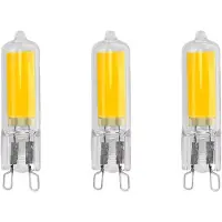 Avide G9 LED-Kapsellampe 4W 400lm 3000K warmweiß 3 Stück
