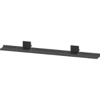 Duravit Sivida Ablage, Halterung Diamantschwarz Matt, 1200x115x35mm, SV74340BD490000, Farbe: Graphit matt