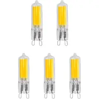 Avide G9 LED-Kapsellampe 4W 400lm 3000K warmweiß 5 Stück