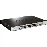 D-Link DES-3200-28, Managed, L2, Power over Ethernet (PoE), Rack-Einbau, 1U