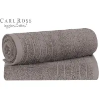 Carl Ross Handtuch "HygieniCotton", (2 St., 2er Set Handtücher 50 x 100 cm), mit 2 Aufhängekordeln