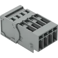 Wago 769-604 1-Leiter-Stiftleiste,CAGE CLAMP,4 mm2,grau 769604 - 100 Stück
