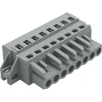Wago 231-108/031-000 1-Leiter-Federleiste,CAGE CLAMP,2,5 mm2,grau 231108031000 - 50 Stück