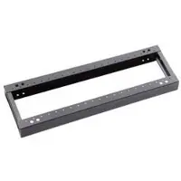 Hager MES-RS130401 Reihensockel RS seitlich offen 1300x100x400 RAL9005 MESRS130401