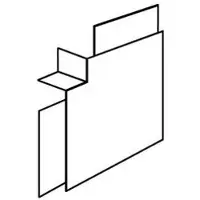 Hager M53957030 Flachwinkel PVC zu LF 30x60mm steingrau