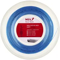 MSV Tennissaite Focus Hex Soft 1.15 (Haltbarkeit+Touch) hellblau 200m Rolle