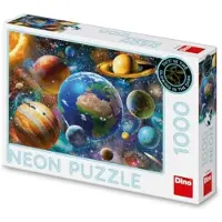 Dino Bikes DINO Leuchtpuzzle Planeten 1000 Teile