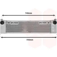 VAN WEZEL Ladeluftkühler 30004473 für MERCEDES-BENZ