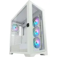LC-Power LC-7041B-ON, Midi Tower, PC, Weiß, ATX, micro ATX, Mini-ITX, Metall, Kunststoff, Gaming