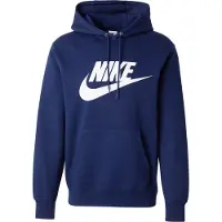 Nike Herren Kapuzenpullover CLUB BB PO GFX HOODIE FN3868-451 L - Obisidian/Obsidian/Wht - L