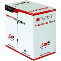 Techly ITP6-CCA-305-BL, 305 m, Cat6, U/UTP (UTP), Blau