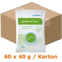 Schülke perfom pro 60 x 40 g Dosierbeutel Karton Sauerstoffaktiver Flächen-Desinfektionsreiniger 70003654