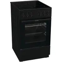 Gorenje Elektro-Standherd "GEC5A20BG", Energieeffizienz: A, schwarz, Herdsets, Black Design, Elektro-Standherd
