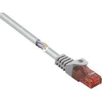Renkforce RF-5047518, 1 m, Cat6, U/UTP (UTP), RJ-45, RJ-45, Grau