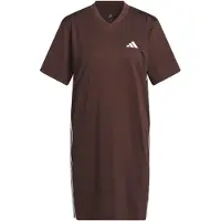 Adidas Shirtkleid SPORTSWEAR "SPORT CRAFT SHIFT", Damen, Gr. XS, N-Gr, braun (shadow braun), Obermaterial: 100% Polyester, Kleider Shirtkleid