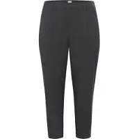 KAFFE CURVE Marlene-Hose "Damen Anzughose KCMERLA", Damen, Gr. 54, N-Gr, schwarz (schwarz oyster), Obermaterial: 64% Polyester PES. 33% Viskose CV. 3% Elasthan EL., Hosen Marlene-Hose