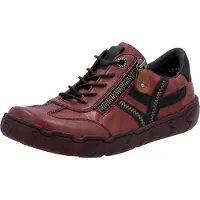 Rieker Sneaker Schnürschuh, Halbschuh, Freizeitschuh mit Ziernähte