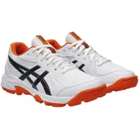 Asics GEL PEAKE 3 GS Junior Hockeyschuhe Weiß Soothing Sea Größe 4,5