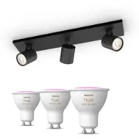 Philips Hue Myliving Runner Spot 3er-pack + Gu10-fähige Lampen