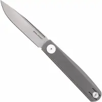 Real Steel G-Slip Compact 7869 Bead Blasted VG10, Grey G10, Taschenmesser, Ostap Hel Design