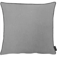 Apelt Dekokissen "Stone", grau (grau, unifarben), B:45cm H:5cm L:45cm, Leinen, Polyester, Dekokissen_Sitzkissen_Kissenhüllen, Dekokissen, inclusive Soft-Kissenfüllung 100% PES