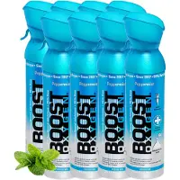 Boost Oxygen Sauerstoffdose zum Inhalieren Peppermint, mittel, 8x5L