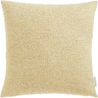 Tom Tailor Dekokissen HOME "Bouclé", gelb (zitrone, unifarben), B:45cm L:45cm, Polyester, Dekokissen_Sitzkissen_Kissenhüllen, Dekokissen, mit grober Stoffoptik
