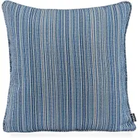 Hock Dekokissen H.O.C.K. "Rapita", blau (blau, dunke, meliert), B:45cm H:10cm L:45cm, Polyester, Dekokissen_Sitzkissen_Kissenhüllen, Dekokissen
