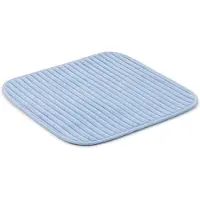 Gozze Badematte "Berlin", rutschhemmend beschichtet, fußbodenheizungsgeeignet, Badteppich, Uni Farben, Cord Optik, waschbar